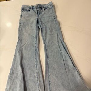 Light Blue Flared Women Jeans